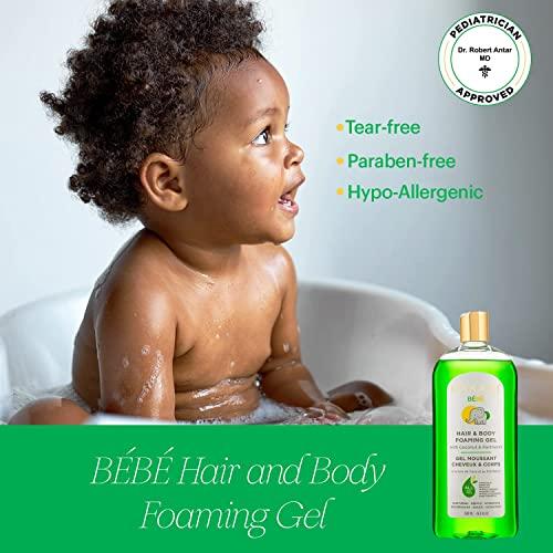 MAKARI Makari Baby Hair and Body Foaming Gel for Sensitive and Delicate Skin, Hypoallergenic and Paraben-Free Baby Body Wash and Shampoo with Nourishing Coconut Oil & Panthenol