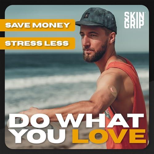 Skin Grip Skin Grip Adhesive Patches for Freestyle Libre 2 CGM  Waterproof & Sweatproof Adhesive for 10-14 Days, Pre-Cut Adhesive Medical Tape, Sensor Cover  20 Pack, Tan