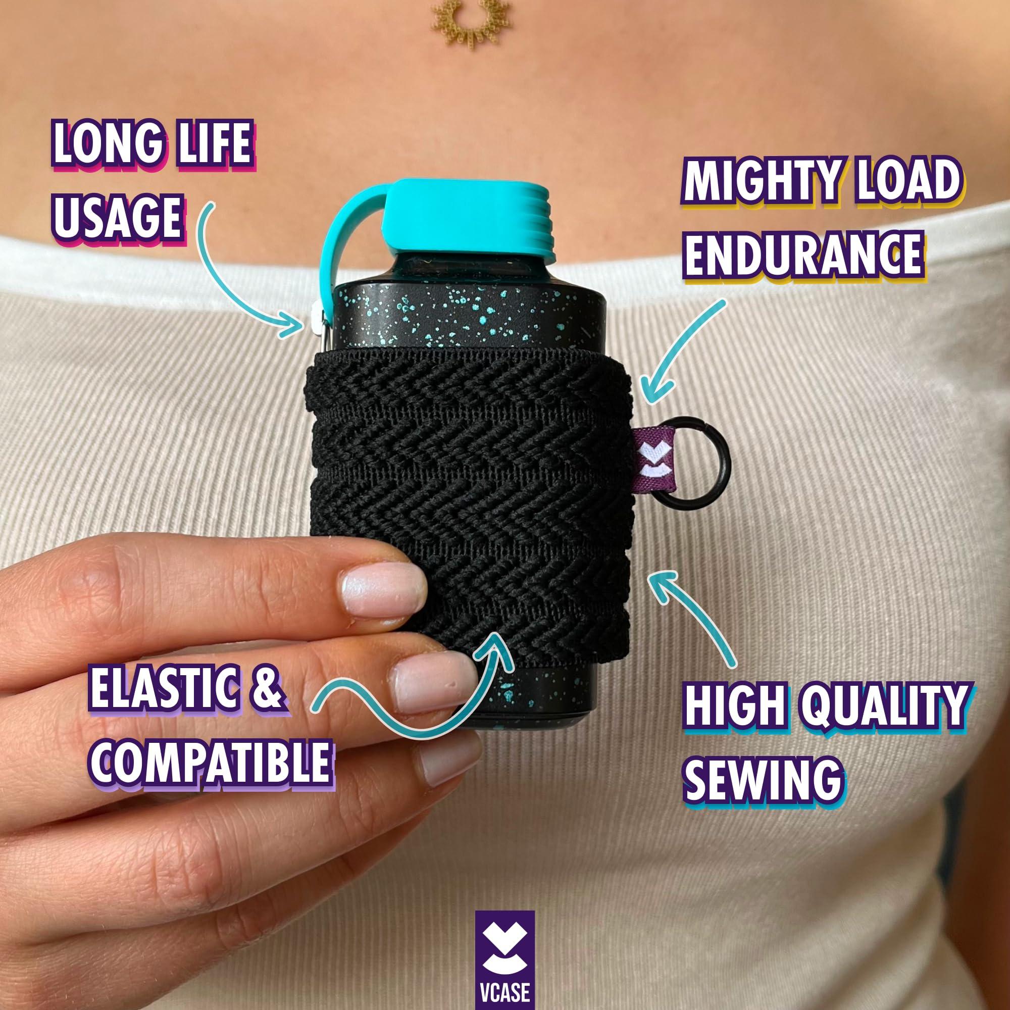 VCase VCase Vape Holder, Perfect Fit, Lanyard and Wristband, High-Strength Elastic Holder, 1 Pcs Elastic Holder (Lanyard & Wristband, Checkered, Small)