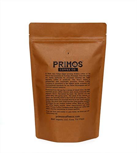 Primos Coffee Co. Single Origin Specialty Coffee, Whole Bean, Medium Roast, Direct Trade, Primos Coffee Co, 2 Bags