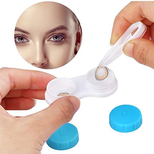 36 Pack Colorful Contact Lens Cases - 4 Colors Leak-Proof Storage Containers With L/R Labels