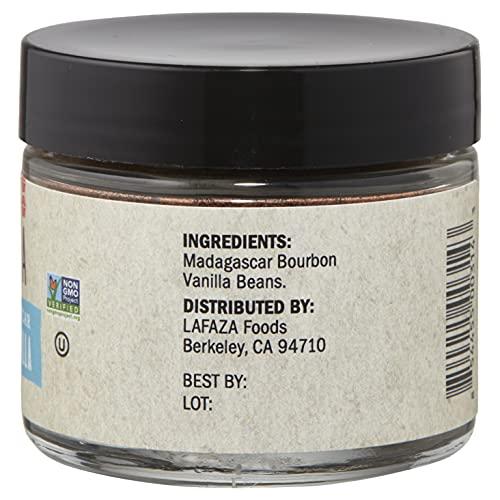 Lafaza Lafaza All Natural Madagascar Bourbon Pure Ground Vanilla Bean Powder, 1oz