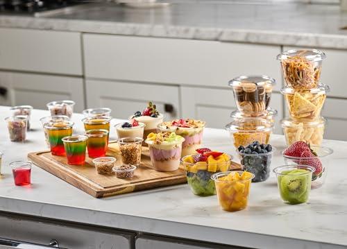 PATCHKE PATCHKE [2 OZ - 600 Pack] Plastic Shot Glasses Disposable mini Jello Shot Party Tumblers For Condiments samples (bulk Pack - 600 Cups)