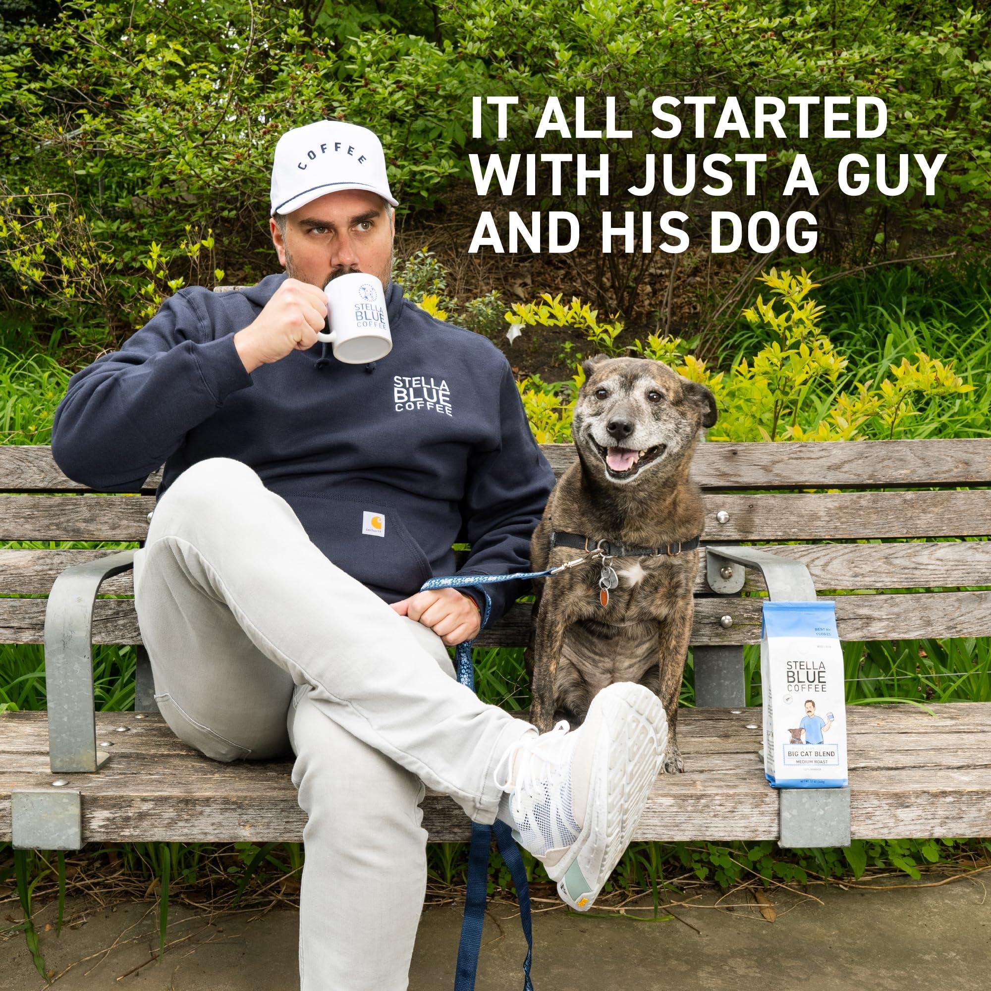 Stella Blue STELLA BLUE Fresh K Cup Coffee Pods | Electric Avenue Blend | 100% Arabica DARK Roast | Ethically & Sustainably Sourced from Central America | Helps Support PAWS Chicago | 12 Single Serve Pods
