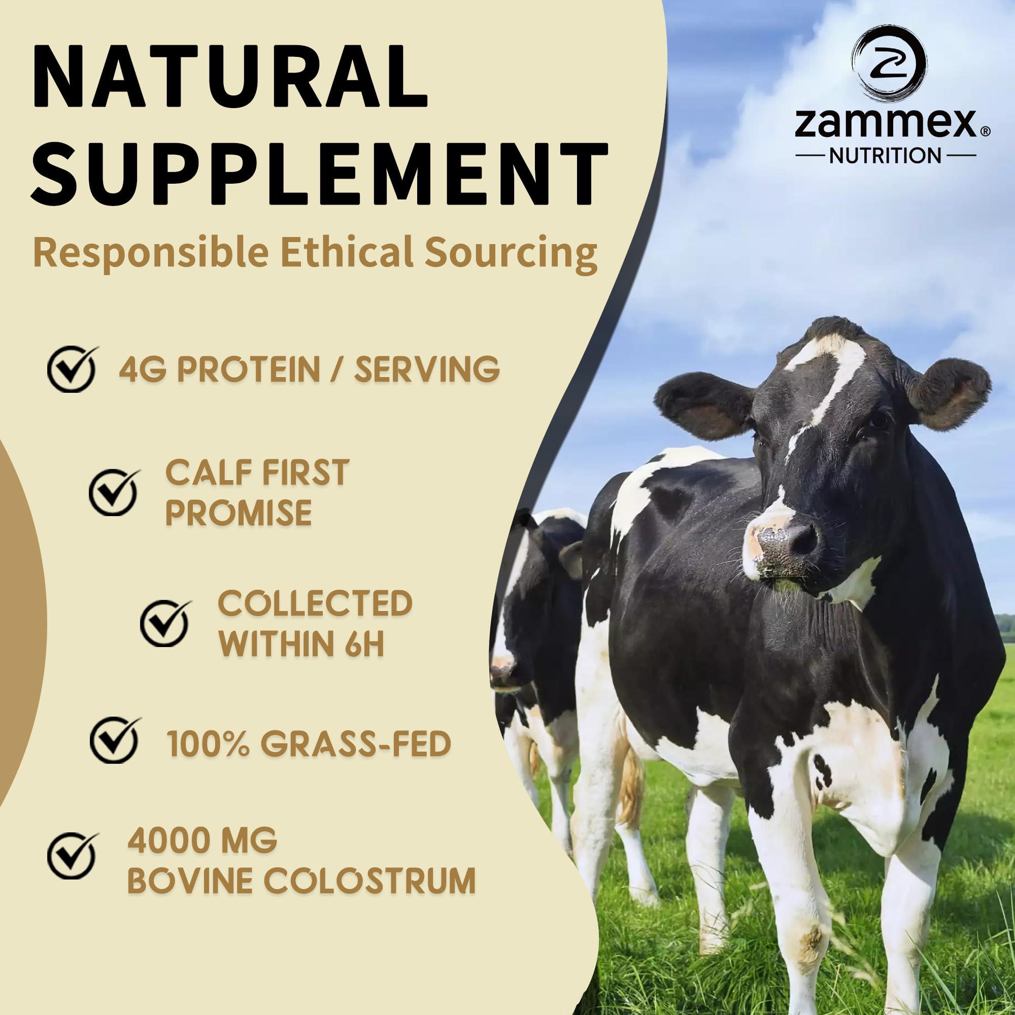Zammex Zammex Bone Broth Protein + Bovine Colostrum Powder