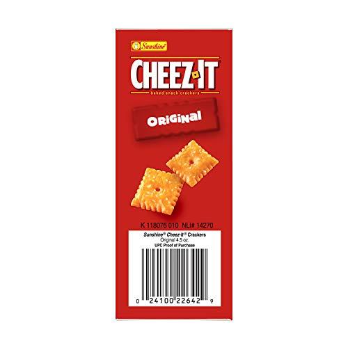 Cheez-It Cheez-It Original Grab 'N Go Snacks, 4.5-Ounce Packages (Pack of 12)
