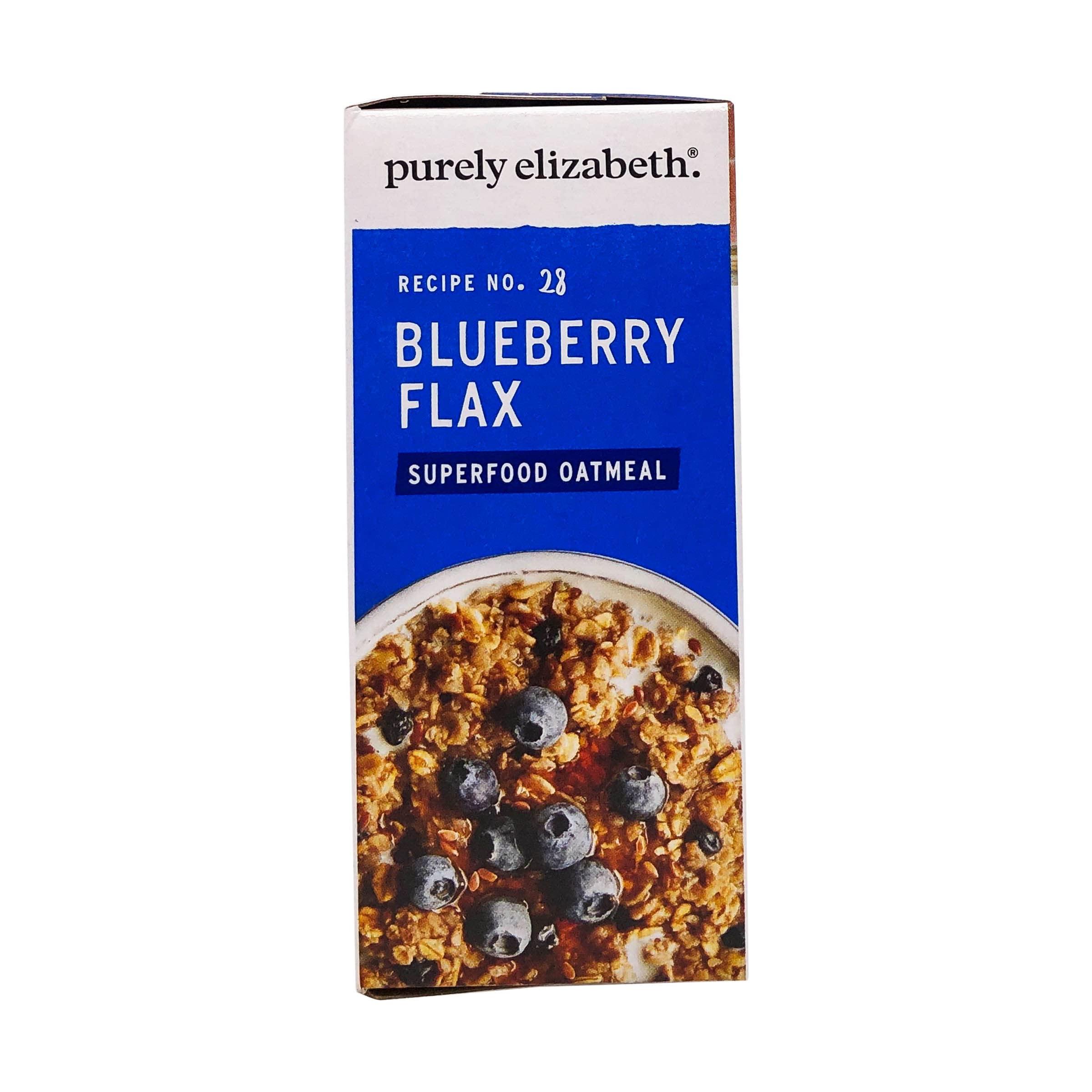 purely elizabeth. Purely Elizabeth, Oatmeal Blueberry Flax Prebiotic, 1.52 Ounce, 6 Pack