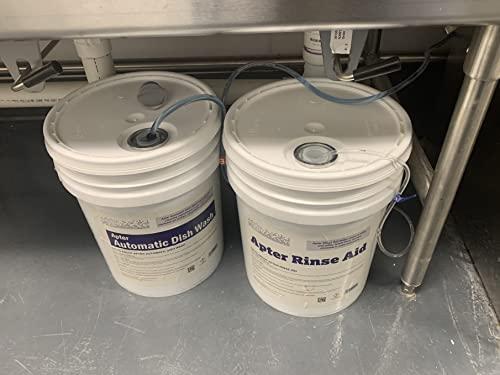 Apter Industries Automatic Dishwasher Rinse Aid, Formulated For Automated Washers To Promote Spot-Free Drying, 5 Gallon