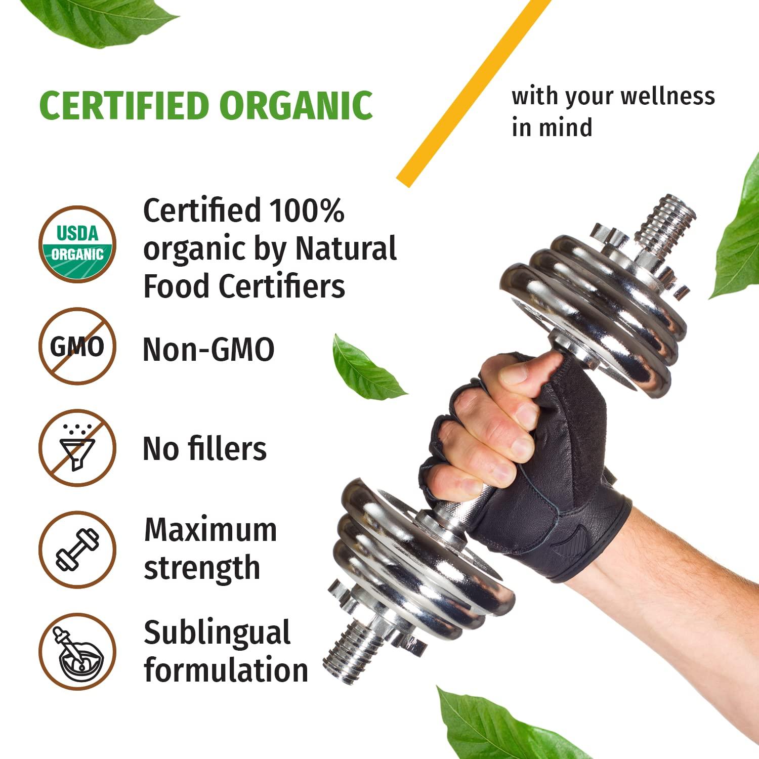 NUSAVA (2 Pack) Organic Vitamin D3 K2 Drops 5000 IU with MCT Oil Omega 3 - Maximum Strength Liquid D3 with No Fillers, Non-GMO for Faster Absorption, Immune Support (Strawberry, 2 Fl Oz)