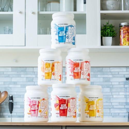 NutraBio NutraBio Clear Whey Isolate Protein Powder, Delicious & Refreshing Fruit Flavors, Protein Juice, No Milky Taste, No Foam, Zero Sugar, Strawberry Lemonade, 20 Servings