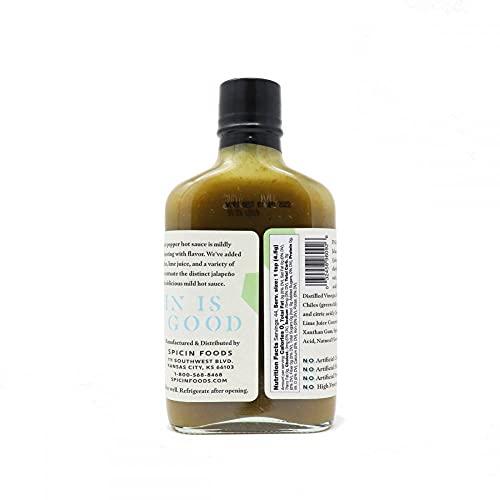 Pain is Good Pain is Good - Jalapeno Pepper Hot Sauce - 7oz Bottle - Made in USA - All Natural Ingredients, Non-GMO, Gluten-Free, Sugar-Free, Vegetarian, Keto - Pack of 1