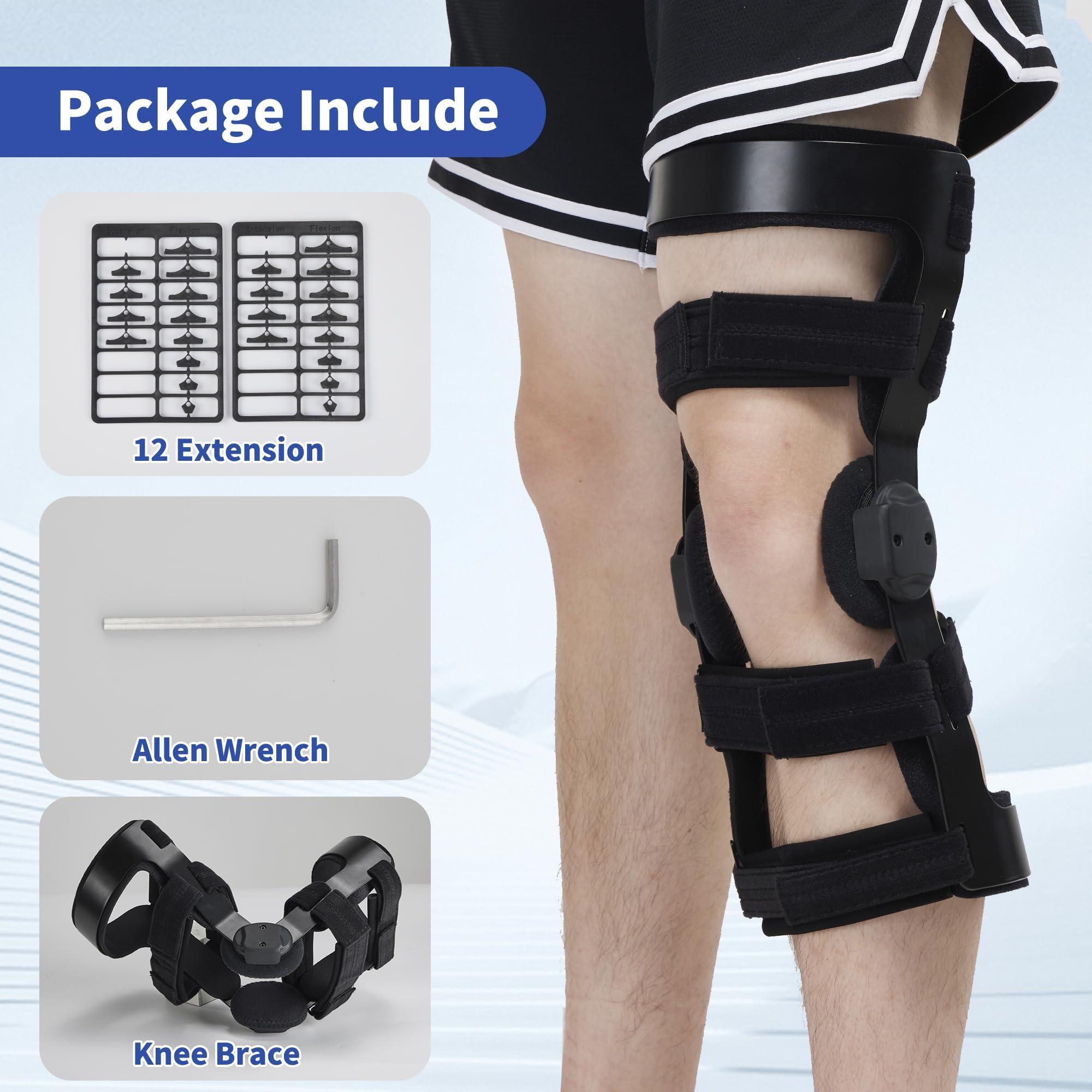 X-shuan OA Unloader Knee Brace for Osteoarthritis - Adjustable Knee Support for Pain Relief and Recovery, Bone on Bone Knee Joint Pain, Cartilage Defect Repair, Knee Stabilizer for Men and Women (R/M)