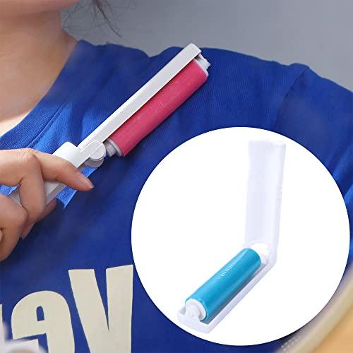 Generic Lint Rollers Reusable Washable Sticking Roller Lint Remover Household Cleaning Tools for Clothes Pet Hair Remover Dust Cleaner(Blue)