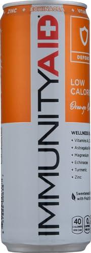 LIFEAID LIFEAID Wellness Blend With Echinacea Zinc Astragalus Vitamin C Only 45 Calories 100 Clean Vegan GlutenFree No Artificial Flavors Sodium or Caffeine cans Can, IMMUNITYAID, 12 Fl Oz