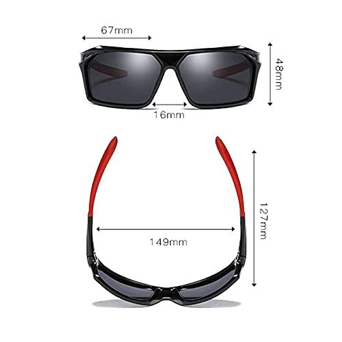 COTIA COTIA Men's Outdoor Driving Sports Full Reading Sunglasses Cycling Classic Reader Magnification Presbyopic Sun Glasses (black, 0)