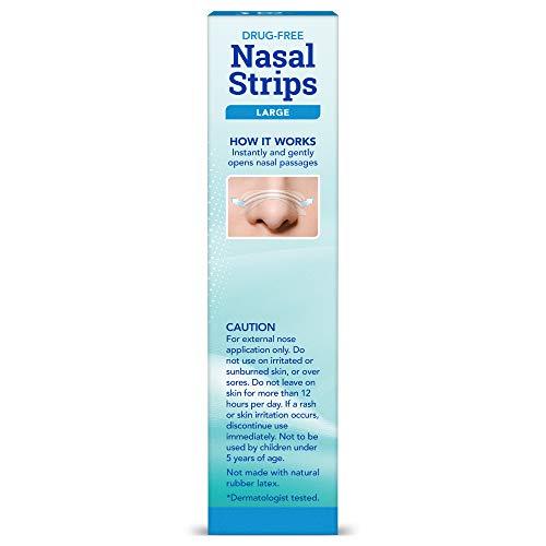 Instaclear Instaclear Nasal Breathing Strips, Clear Large 30 ct | Works Instantly, Nasal Congestion Relief, Stops Snoring, Cold & Allergy