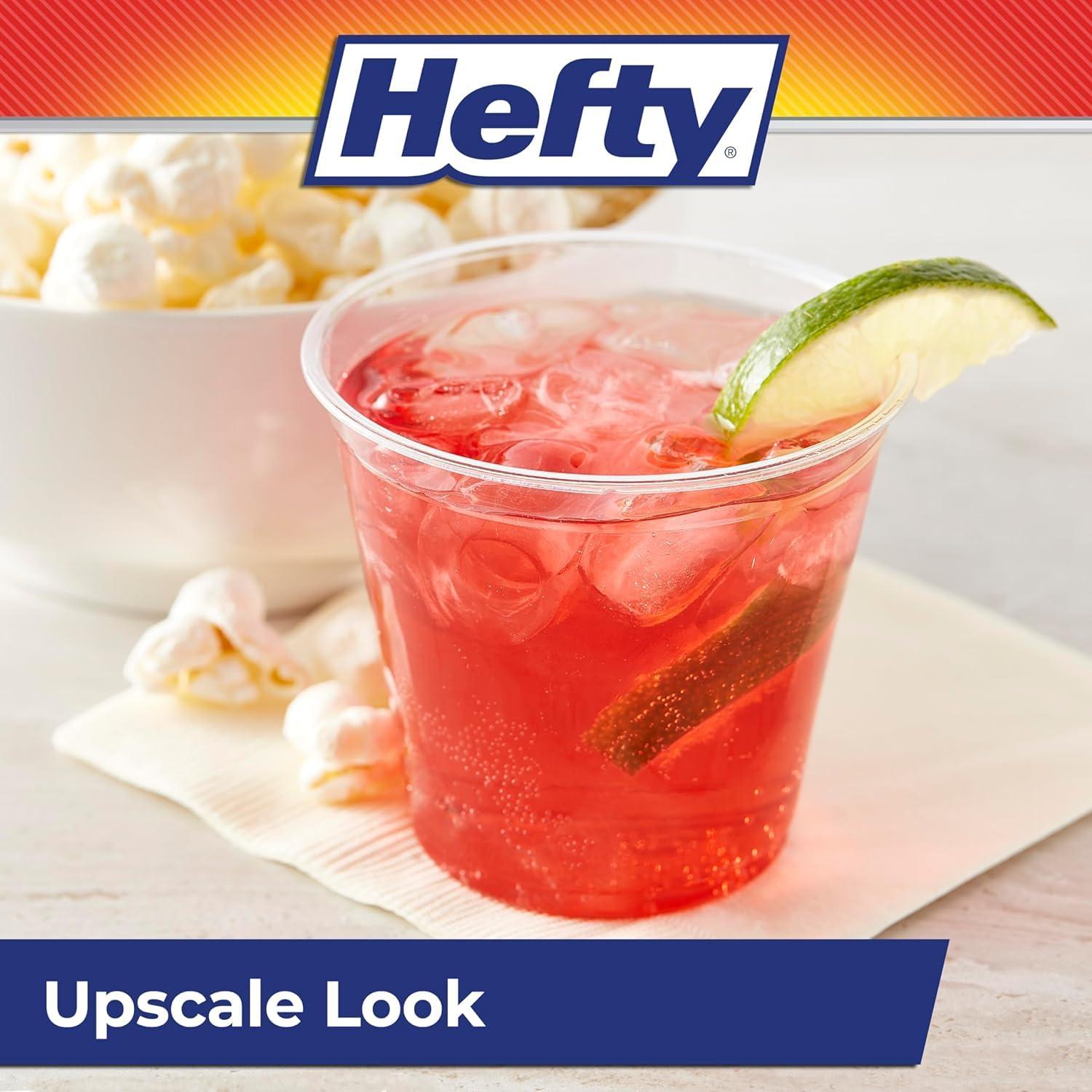 Hefty Hefty Party Perfect Clear Plastic Cups, 18 Ounce, 28 Count (Pack of 2)