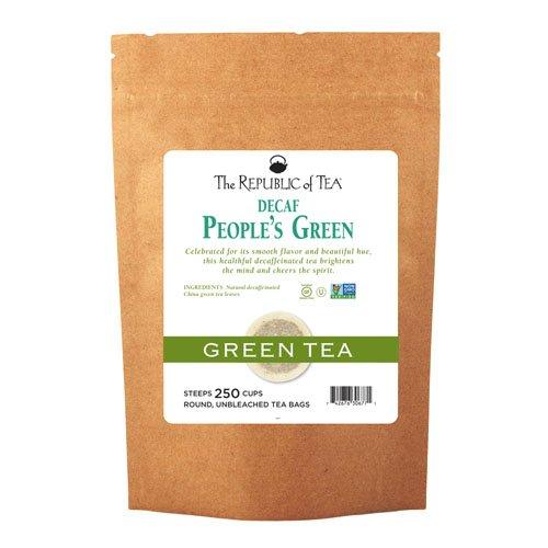 The Republic of Tea The Republic of Tea Decaf The People's Green Tea, 250 Tea Bags, Healthy Gourmet All-Natural Green Tea