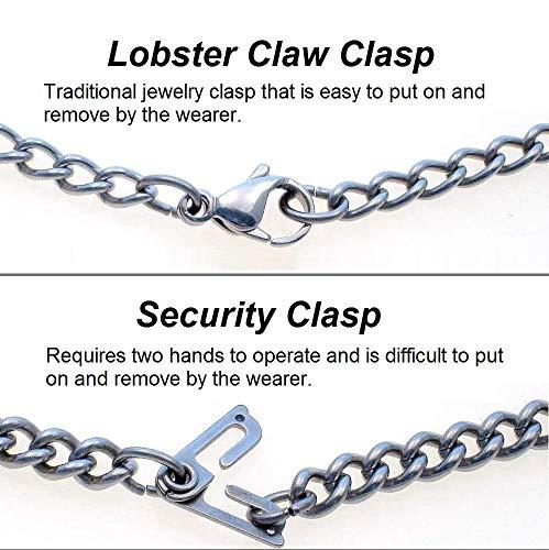 Custom ID Products Personalized Medical Alert ID Bracelet - Free Custom Engraving - Hypo-allergenic Stainless Steel - Classic Design, 10.5 inch Bracelet with Engraving on The Front, Security Clasp