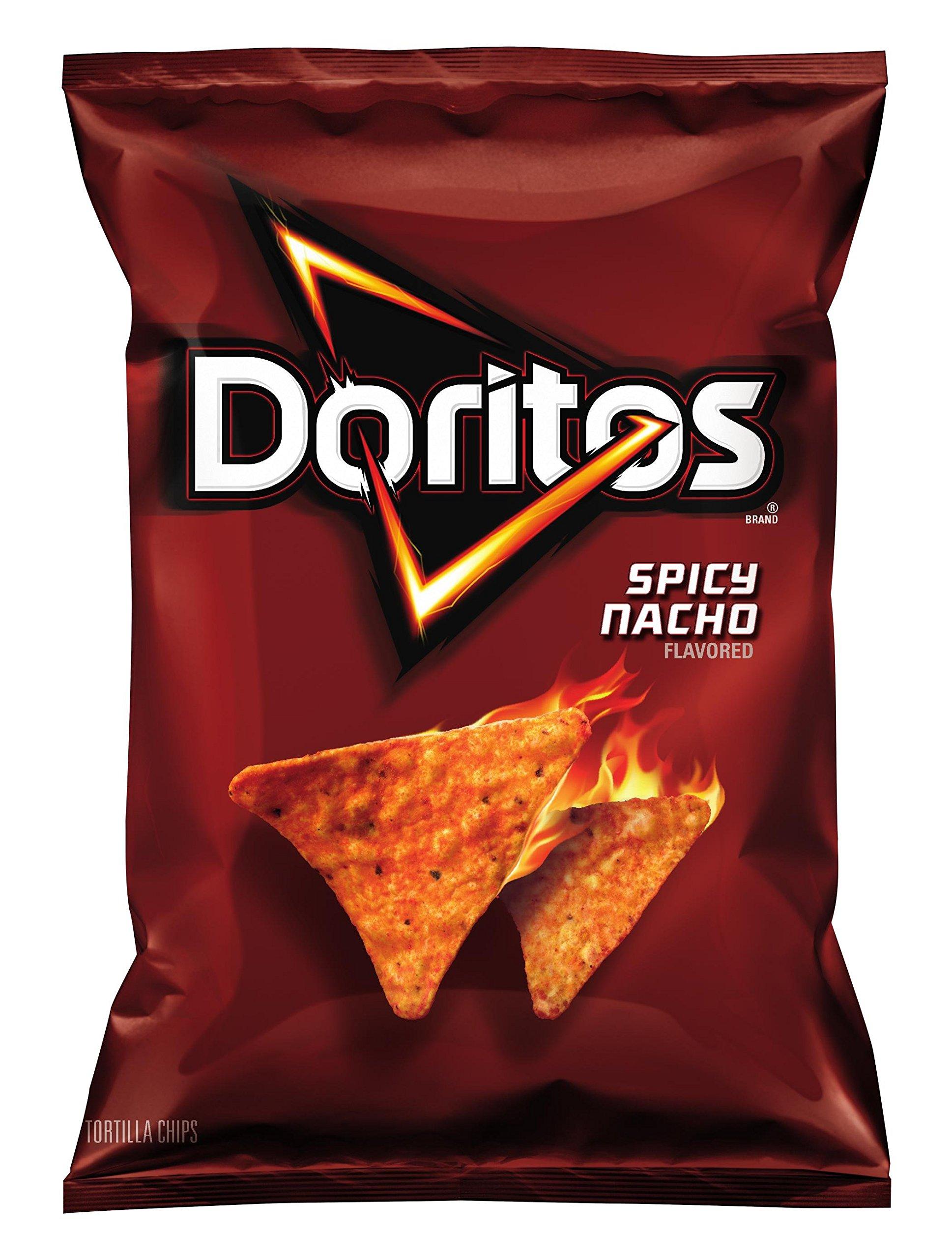 Doritos Doritos Flavored Tortilla Chips, Spicy Nacho, 42 Ounce (Pack of 4)