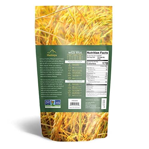 MAITREYA 100% All Natural NON-GMO Minnesota Wild Rice 5lbs