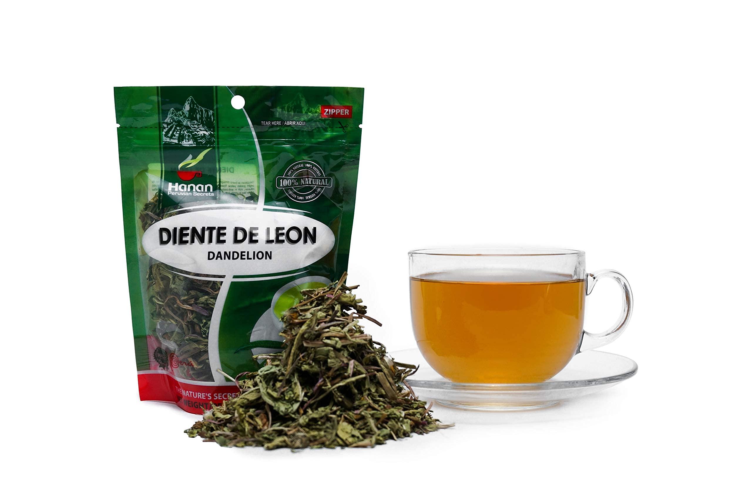 HANAN PERUVIAN SECRETS Hanan Peruvian Secrets Diente De Leon Herbal Tea | 100% Natural Dandelion Leaves | 1.06oz / 30g | Naturally Supports Healthy Digestion | Soothes Occasional Stomach Discomfort