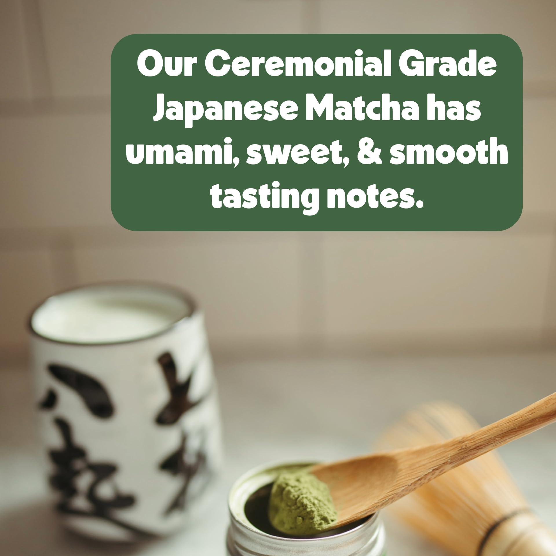 Heavenly Tea Leaves Heavenly Tea Leaves Organic Ceremonial Grade UJI Matcha Green Tea Powder, 30 g Tin - Premium High Grade Japanese Green Tea, Authentic, Sugar Free