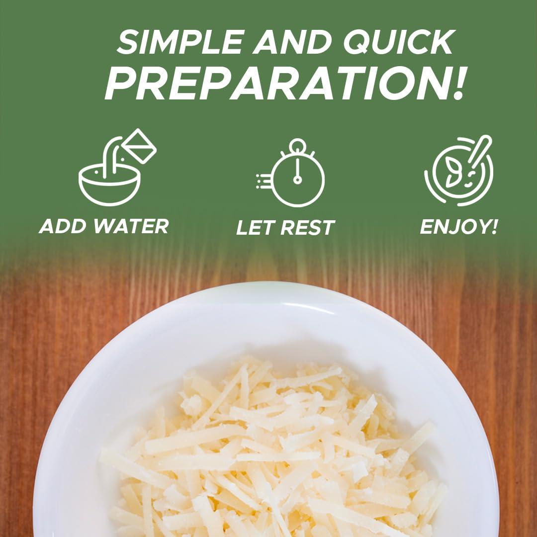 Saratoga Farms Saratoga Farms Freeze-Dried Mozzarella Cheese, Freeze-Dried Emergency Food Supply with a 20-to-30-Year Shelf Life, 99 Total Servings, 1 Pack