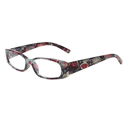 SIGVAN 5 Pack Spring Hinge Reading Glasses Rectangular Fashion Quality Readers for Men and Women (5 Mix, 1.50)