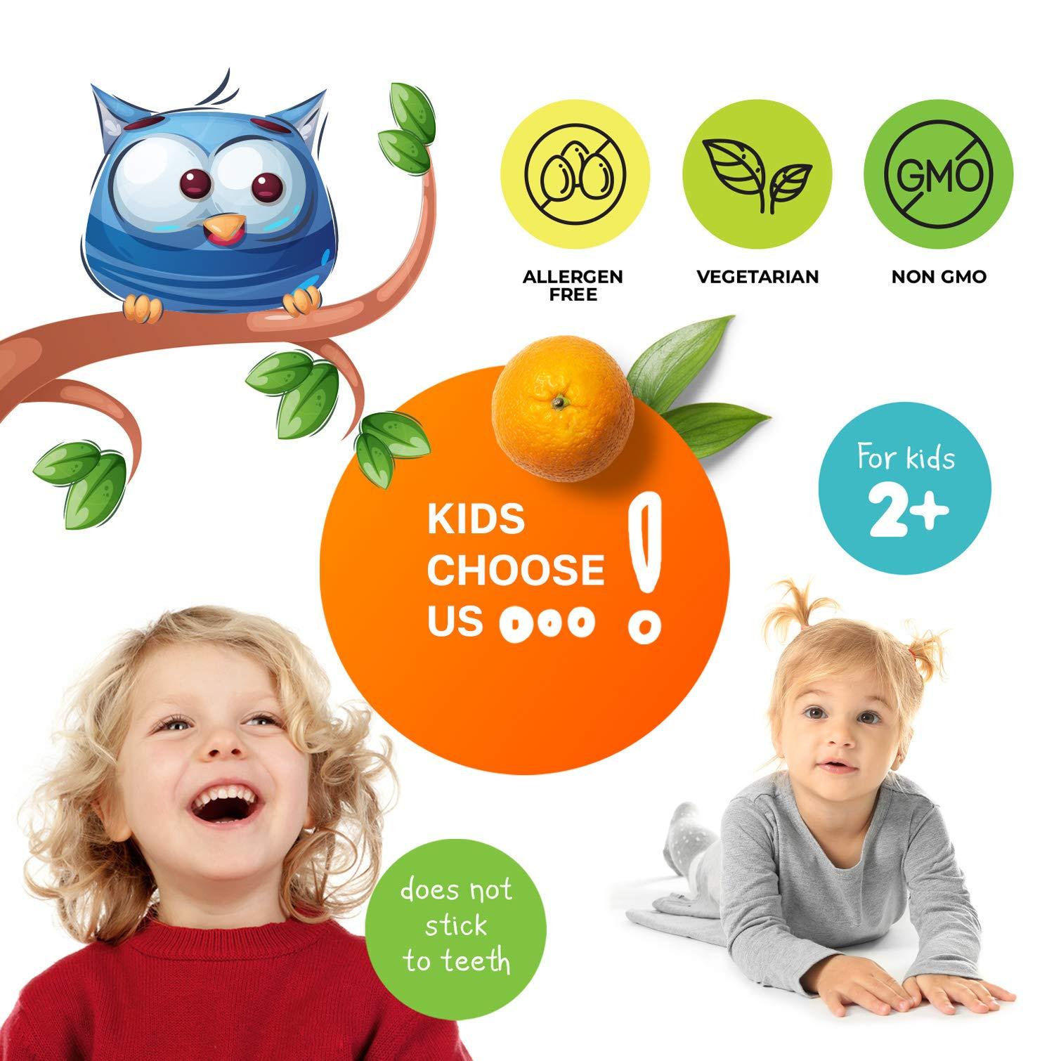 DR. MORITZ DR. MORITZ Kids Multivitamin Gummies - with Kids Vitamins A C D E B6 B12 Zinc and More - Complete Daily Support - Vegetarian and Non-GMO, 2 Pack (120 Count)