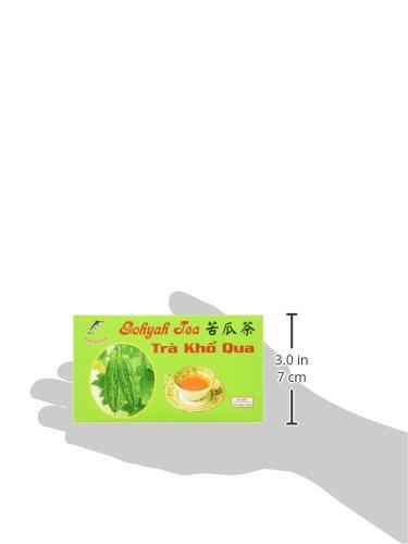 Artist Unknown Sword Fish Gohyah Tea, Bitter Melon, 50 Tea Bag Box [Pack of 1]