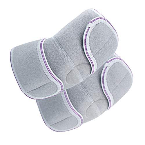 Healifty 1 Pair Heated Knee Brace Magnetic Knee Pad Knee Strap Self Heating Knee Pad Knee Warmer Thermal Knee Pad Megnetic Heating Knee Cover Bracket Knee Pads Plate Keep Warm