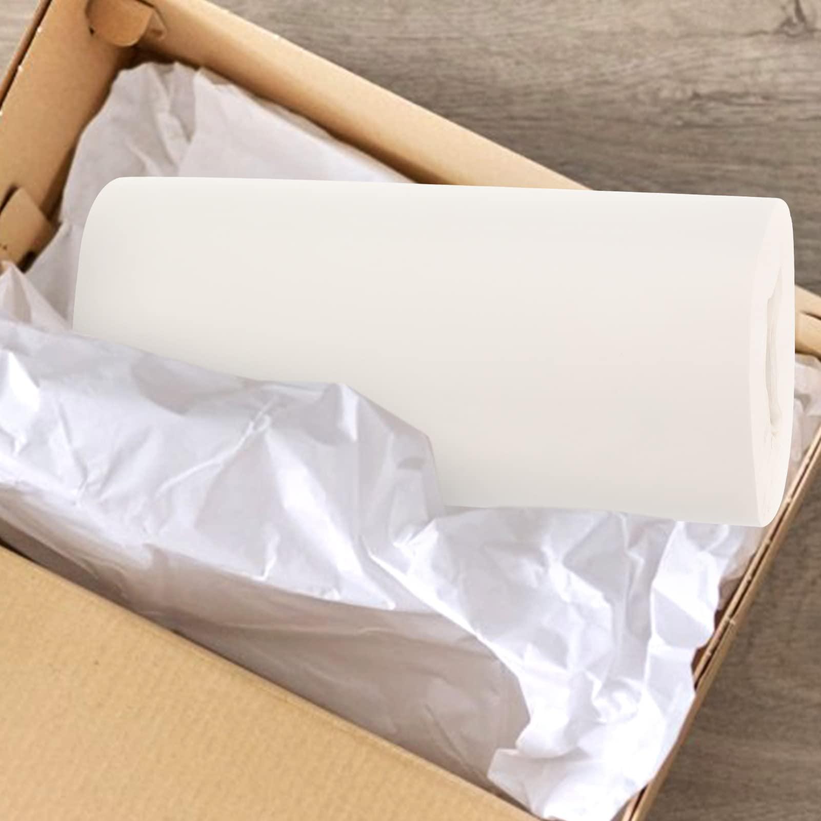 EXCEART EXCEART Tissue Paper Bulk White Wrapping Paper Roll: Clothes Wrapping Tissue Paper Shoes Wrapping Paper for Storing and Preserving Clothes Textiles Linens Present Wrap Wrapping Paper Storage