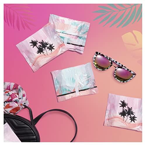 Always Always Radiant Teen Feminine Pads with FlexFoam, Size 1, Regular, with Wings, Unscented, 28 CT