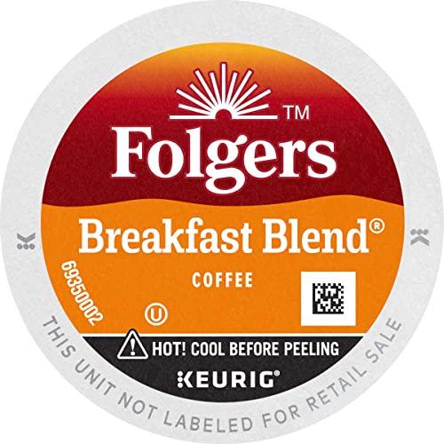 FOLGERS K CUPS Folgers Breakfast Blend Mild Roast Coffee, 128 Keurig K-Cup Pods