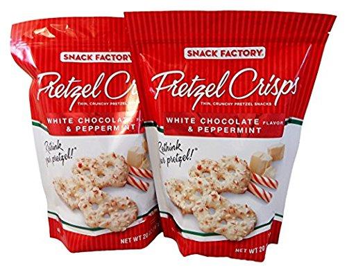 Snack Factory Pretzel Crisps Snack Factory Pretzel Crisps, Peppermint, Chocolate/White chocolate, 20 Ounce