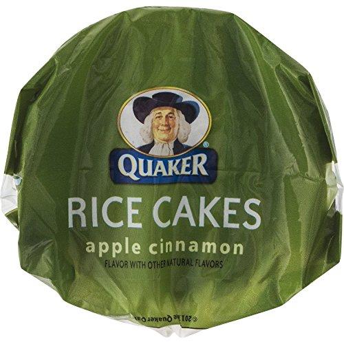 Quaker Quaker, Rice Cakes, Apple Cinnamon, 6.52oz Bag (Pack of 4)