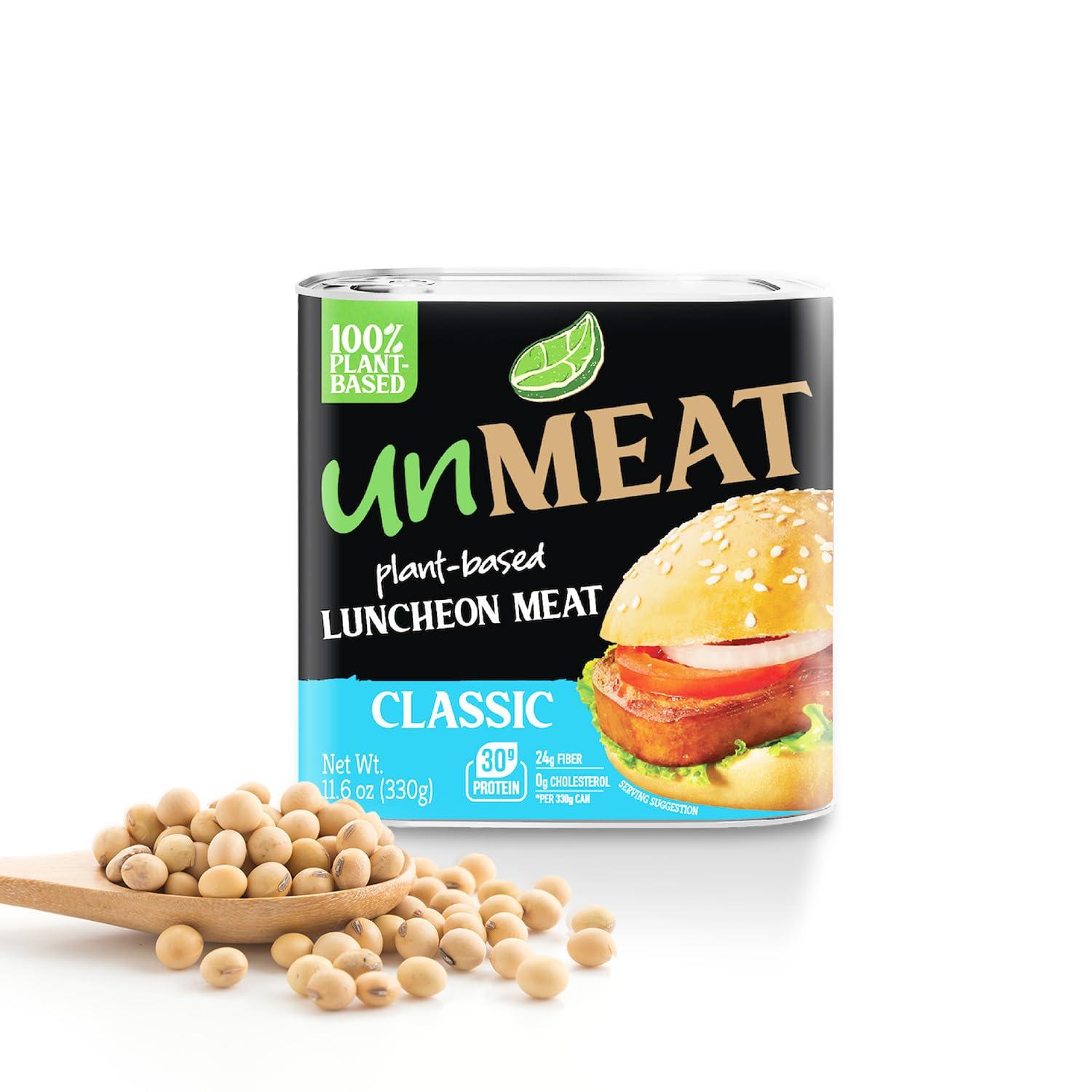 Unmeat unMEAT Plant Based Meat | Easy to Prepare Plant Based Protein | Vegan Meat with Less Calories, Luncheon Meat Style, 11.6 Oz (Pack of 1)