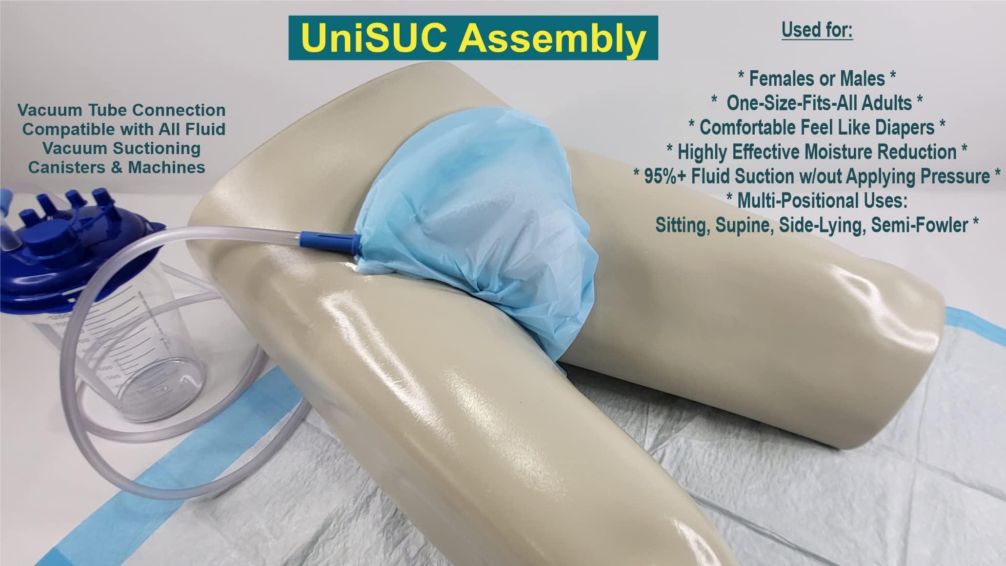 UniSUC UniSUC Unisex Urinary Catheter Starter Kit Siphoning System Adult Personal Care Disposable Liners Reusable Frame - Keeping You Dry All Night - External Catheter