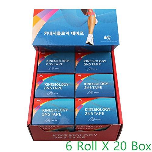 3NS 3NS Kinesiology Physiotape Athletic Therapeutic Sports Muscle Care Tex Tape (2Inch x 16.4Ft) (Random(120 Rolls))