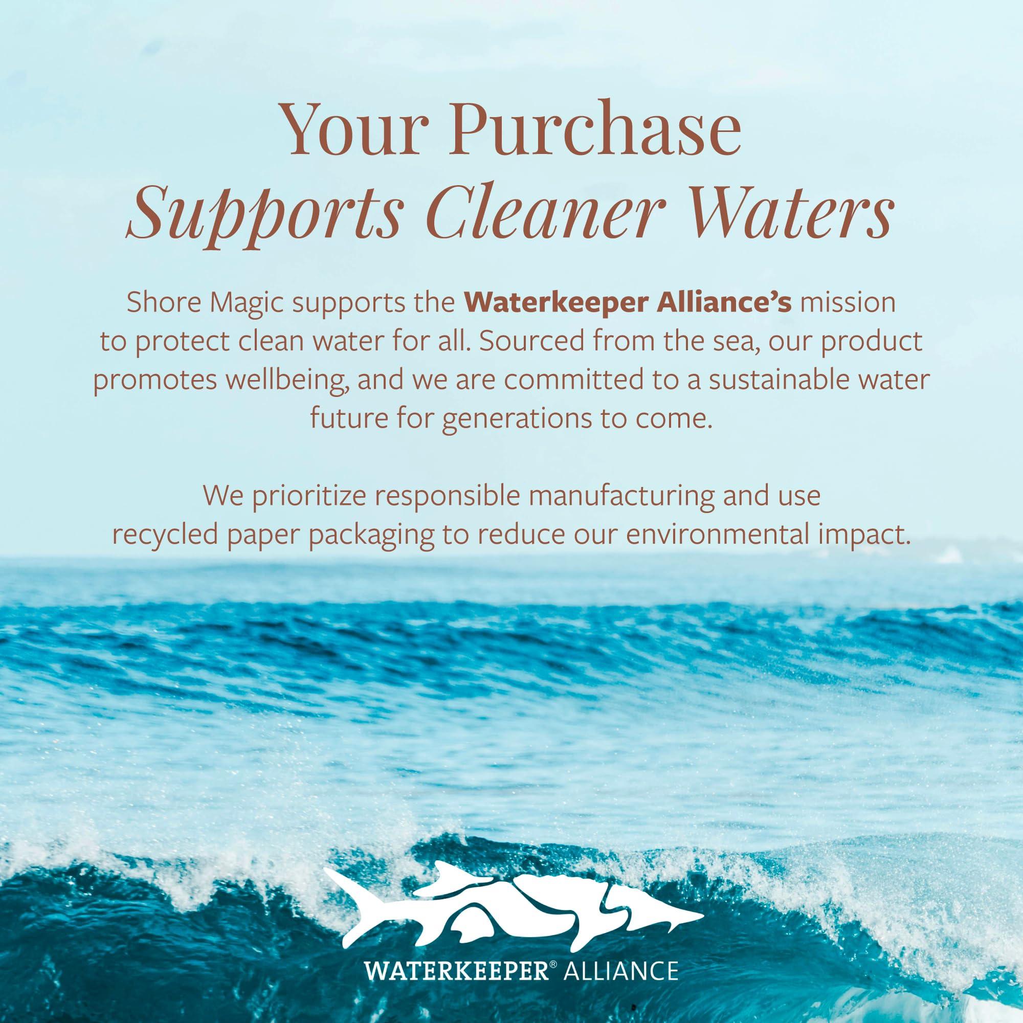 Shore Magic Shore Magic Premium Marine Collagen Powder with Type I II III and IV Hydrolyzed Peptides for Women and Men Sourced from Wild Fish, Certified Halal and Kosher Unflavored - 30 Day Supply, 300g Canister