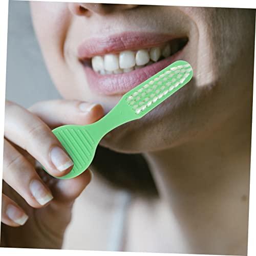 SEWOART SEWOART 10Pcs Prison Toothbrush thumbprint Handle toothbrushes Tiny Toothbrush Oral Cleaning Brush Short Handled Toothbrush Soft Toothbrush Toothbrush Accessories Travel Plastic Mini
