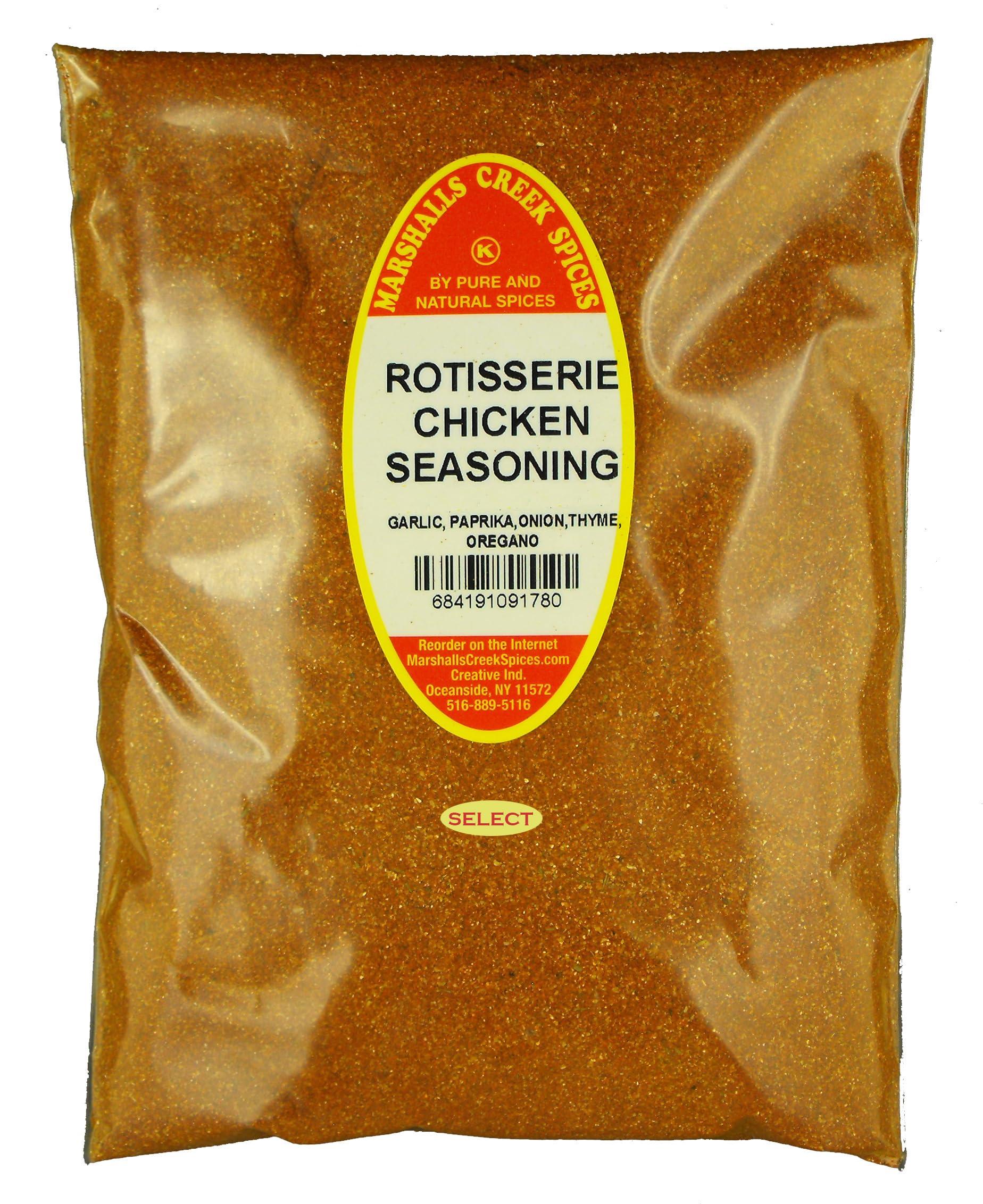 Marshalls Creek Spices Marshalls Creek Spices, Select ROTISSERIE CHICKEN SEASONING NO SALT 11 ounces REFILL