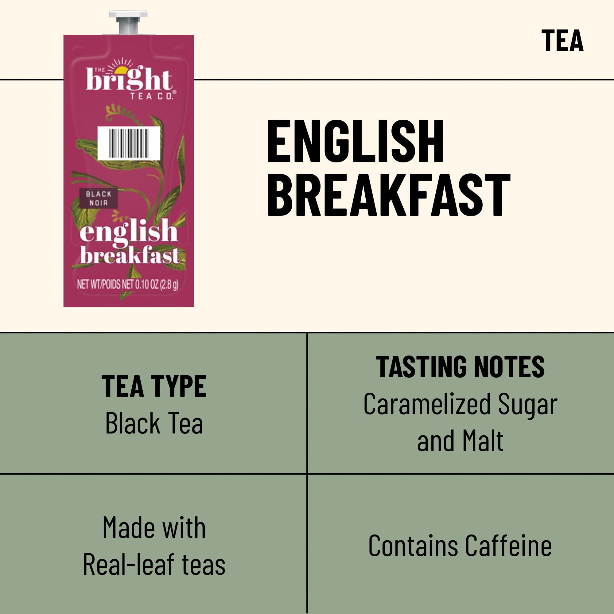 The Bright Tea Co. Bright Tea Company English Breakfast Tea, Case of 40