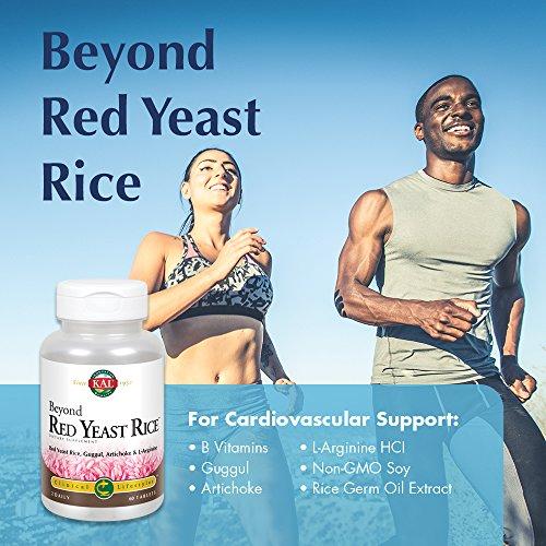 KAL KAL Beyond Red Yeast Rice | Clinical Formula with B Vitamins, Guggul, Artichoke, L-Arginine HCl, 60 Tablets