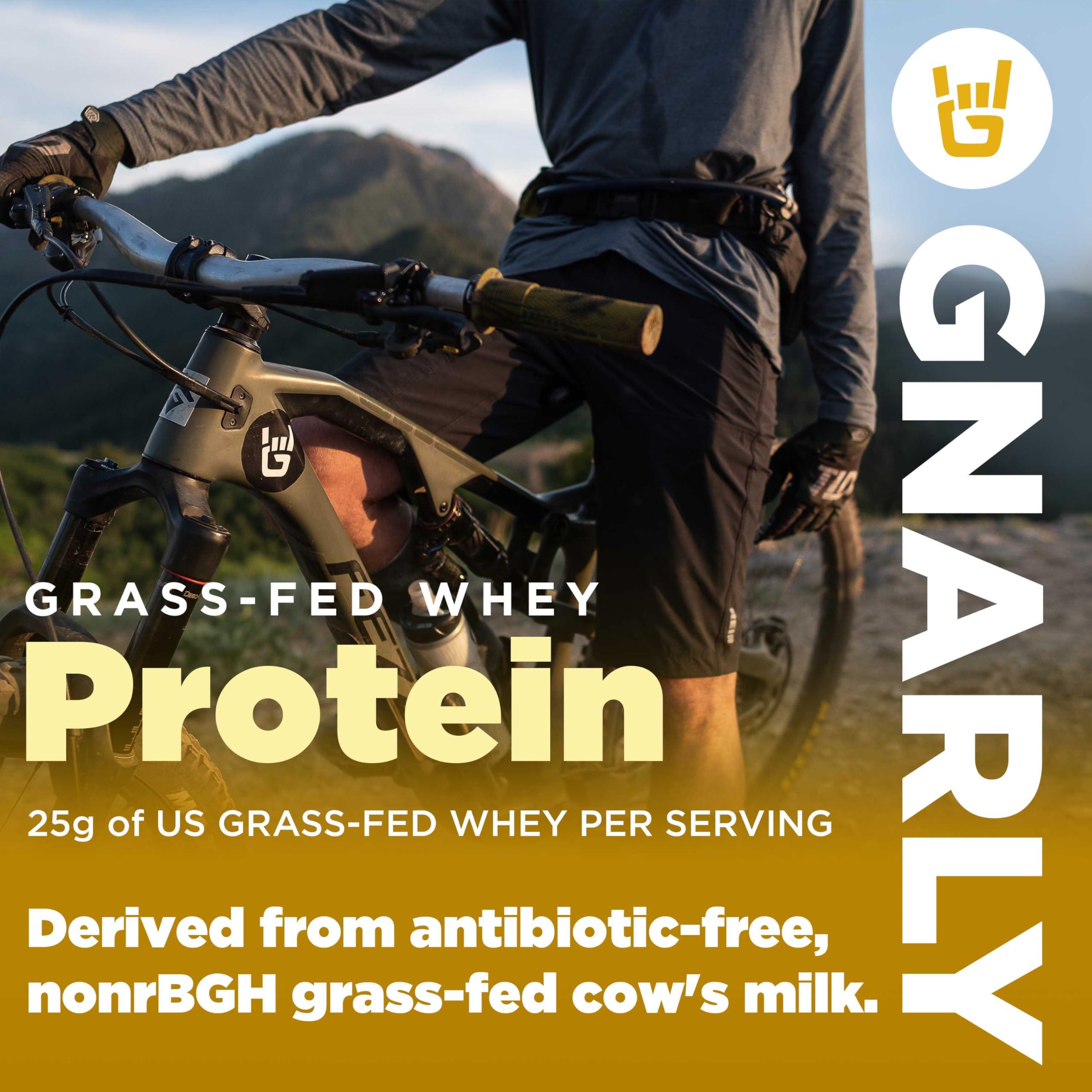 Gnarly Nutrition Gnarly Nutrition Performance Greens Lemon Mint (11.64 oz) and Gnarly Whey Grass-Fed Protein Supplement, Chocolate (32.0oz)