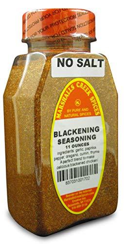Marshall's Creek Spices Marshalls Creek Kosher Spices, (st07), BLACKENING SEASONING NO SALT 11 oz
