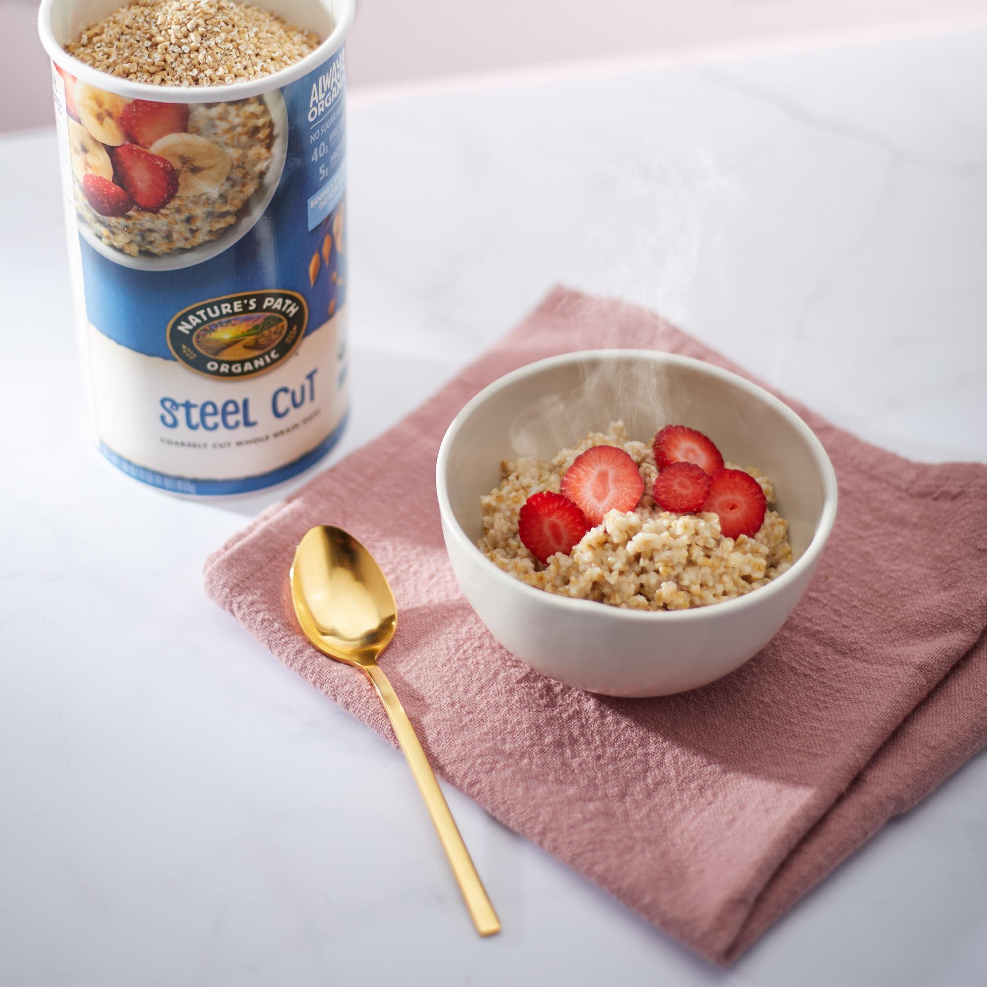Nature's Path Nature\'s Path Organic Steel Cut Oats Oatmeal, 30 oz (Pack of 1), Non-GMO