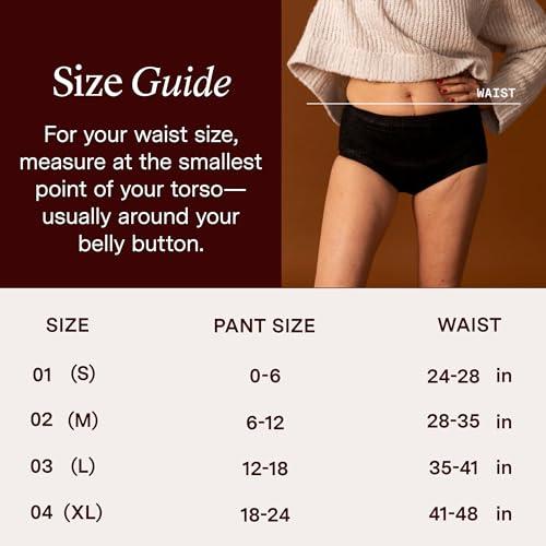 Hazel Hazel High-Waist Pull-Ups Disposable Womens Underwear, Black, Large, 10 Counts, Pack of 1