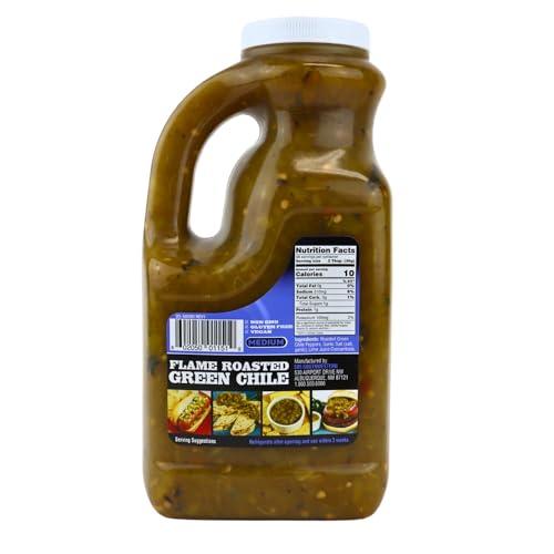 505 Southwestern 505 Southwestern Green Hatch Chile Foodservice 72 Ounce Bulk - Flame Roasted, Restaurant Salsa, Salsa Verde, and Green Chile Sauce (Flame Roasted Green Chile (Medium))